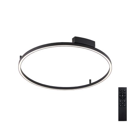 Brilagi - LED-dimmbare Deckenleuchte PORTOFINO LED/60W/230V 3000-6000K Ø 80 cm schwarz + Fernbedienung