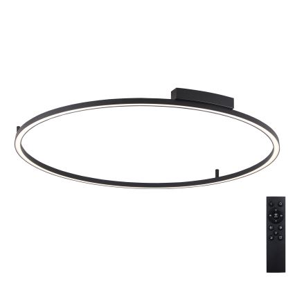 Brilagi - LED-dimmbare Deckenleuchte PORTOFINO LED/85W/230V 3000-6000K Ø 120 cm schwarz + Fernbedienung