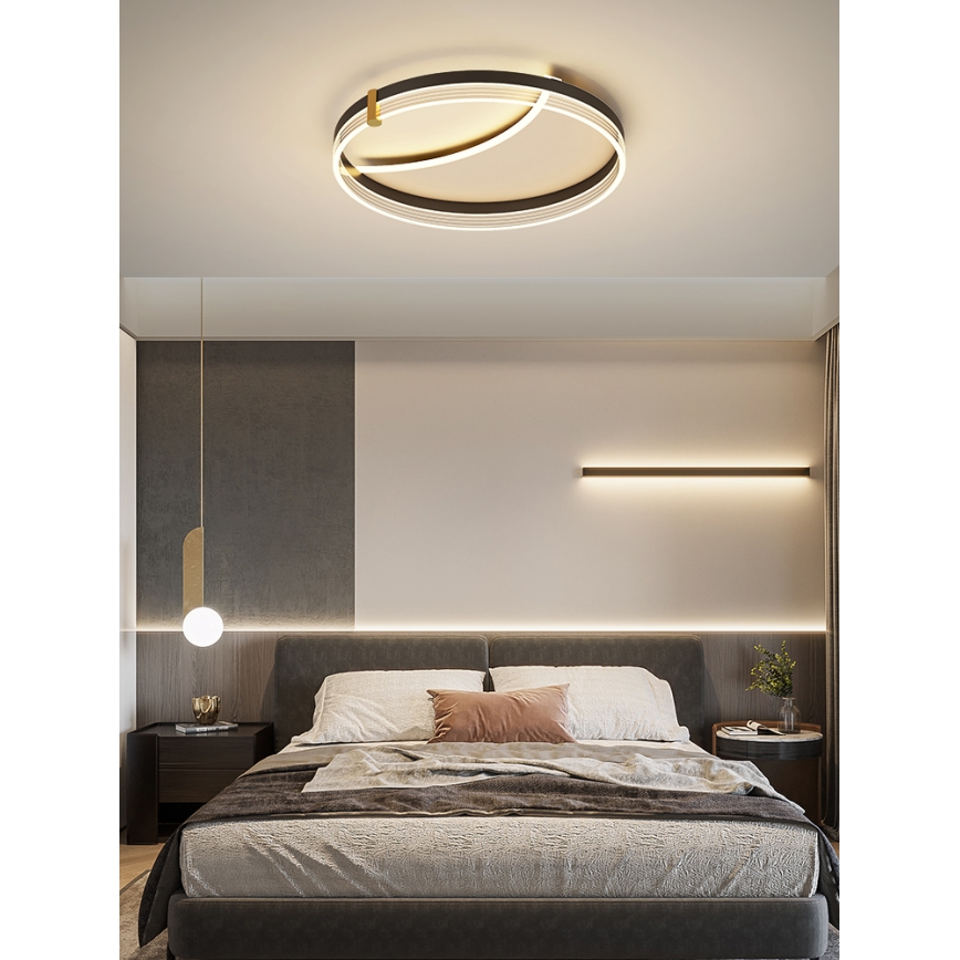 Brilagi - dimmbare LED-Deckenleuchte SIRELI LED/47W/230V 3000-6000K Durchmesser 40 cm + Fernbedienung