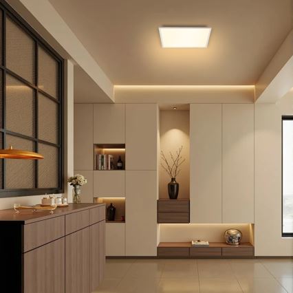 Brilagi - Dimmbare LED-Deckenleuchte SLIMFRAME LED/25W/230V 30x30 cm 3000-6000K weiß + Fernbedienung