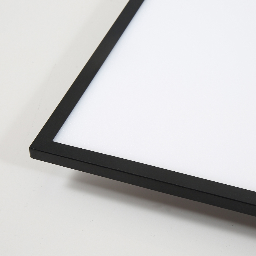 Brilagi - Dimmbare LED-Deckenleuchte SLIMFRAME LED/36W/230V 45×45 cm 3000–6000K schwarz mit Fernbedienung