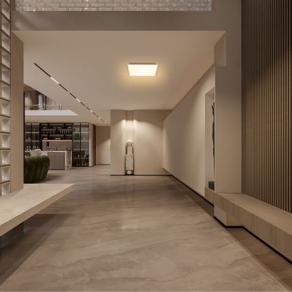 Brilagi - Dimmbare LED-Deckenleuchte SLIMFRAME LED/36W/230V 45x45 cm 3000-6000K weiß + Fernbedienung