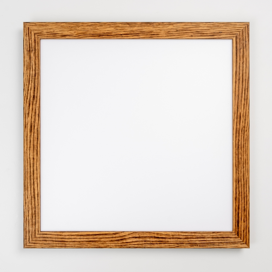 Brilagi - dimmbare LED-Deckenleuchte SLIMFRAME WOOD LED/58W/230V 64x64 cm 3000-6000K braun + Fernbedienung