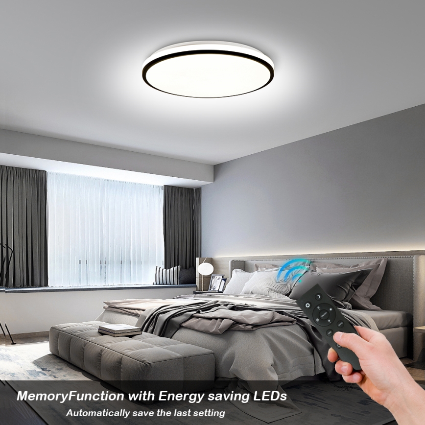 Brilagi - Dimmbare LED-Deckenleuchte SMART LED/36W/230V 3000-6000K d 45 cm Wi-Fi Tuya + Fernbedienung