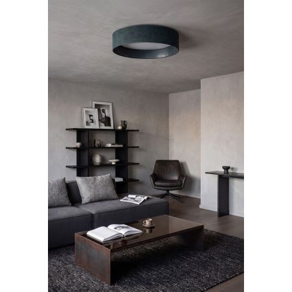 BRILAGI - Dimmbare LED-Deckenleuchte VELVET SMARTIX LED/24W/230V 3000-6000K Ø 45 cm grün Wi-Fi Tuya Beacon + Fernbedienung