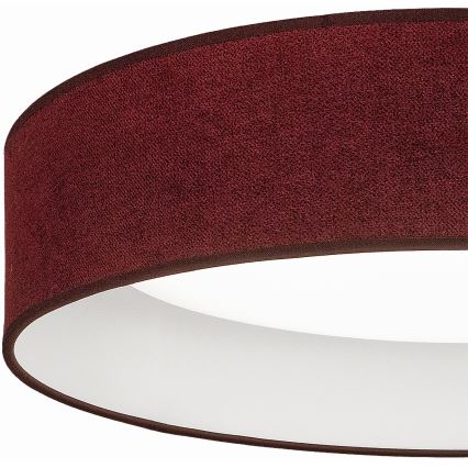 Brilagi - dimmbare LED-Deckenleuchte VELVET SMART VARI LED/24W/230V 3000-6500K Ø 45 cm bordeauxrot + Fernbedienung