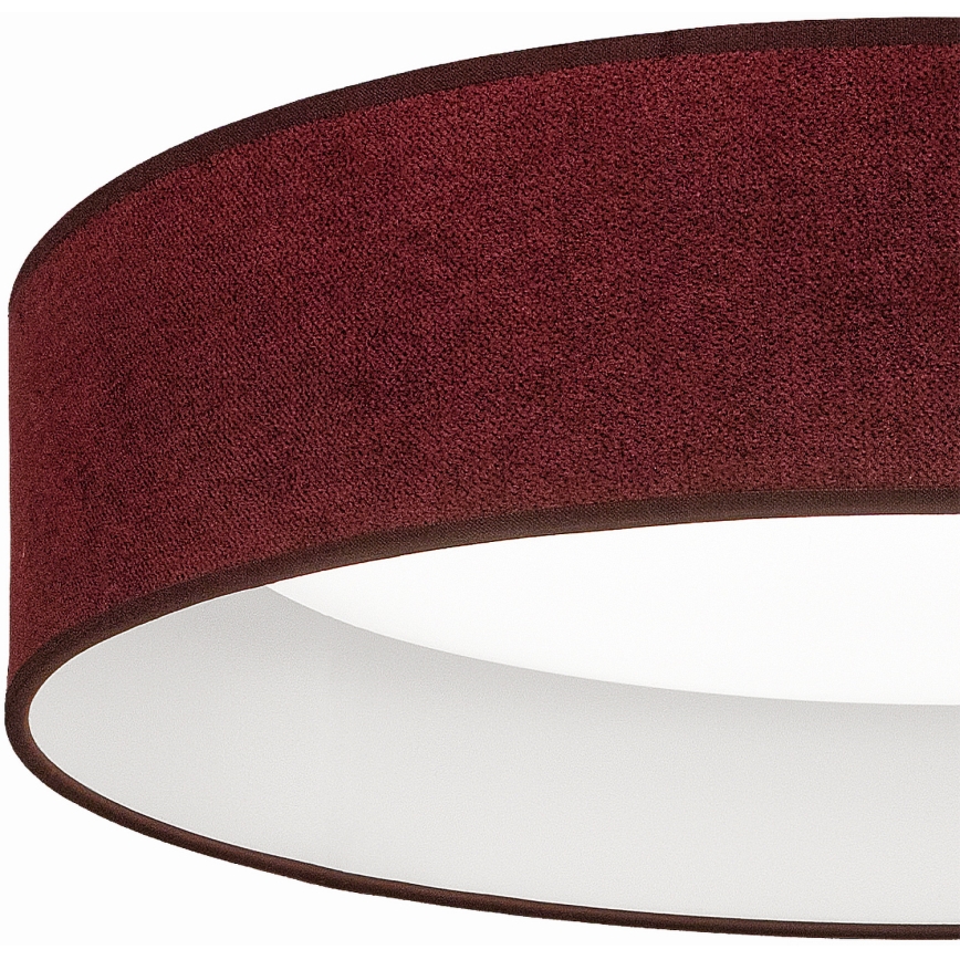 Brilagi - dimmbare LED-Deckenleuchte VELVET SMART VARI LED/24W/230V 3000-6500K Ø 45 cm bordeauxrot + Fernbedienung