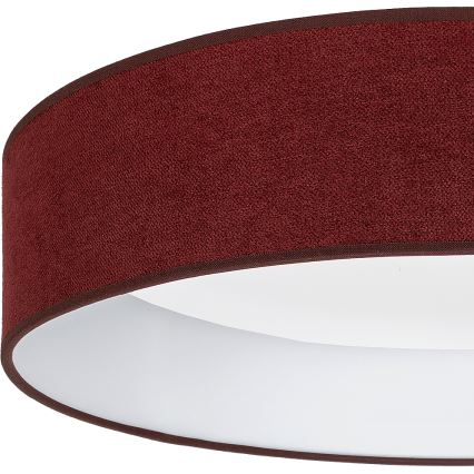 Brilagi - dimmbare LED-Deckenleuchte VELVET SMART VARI LED/24W/230V 3000-6500K Ø 45 cm bordeauxrot + Fernbedienung