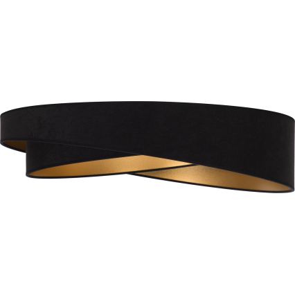 BRILAGI - dimmbare LED-Deckenleuchte VELVET TWIST LED/36W/230V 3000-6000K Ø 65 cm Wi-Fi Tuya Beacon schwarz/gold + Fernbedienung