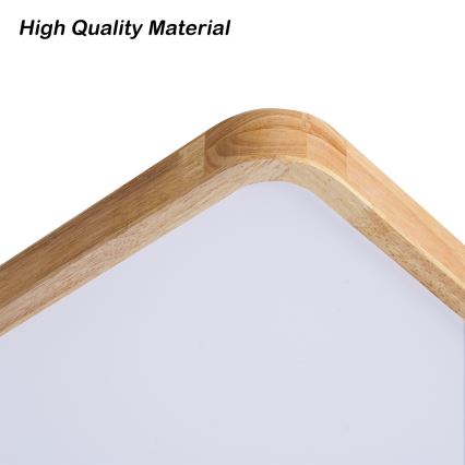 BRILAGI - dimmbare LED-Deckenleuchte WOODLINE SQUARE LED/100W/2300V 3000-6000K Eiche 80x80 cm + Fernbedienung