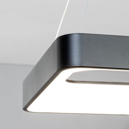 Brilagi - LED-dimmbare Pendelleuchte an Kabel FALCON II LED/80W/230V 3000-6500K 40x40 cm schwarz + Fernbedienung