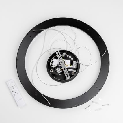 Brilagi - LED-dimmbar Pendelleuchte mit Seilabhängung FALCON SLIM LED/42W/230V 3000-6500K pr. 50 cm schwarz + Fernbedienung