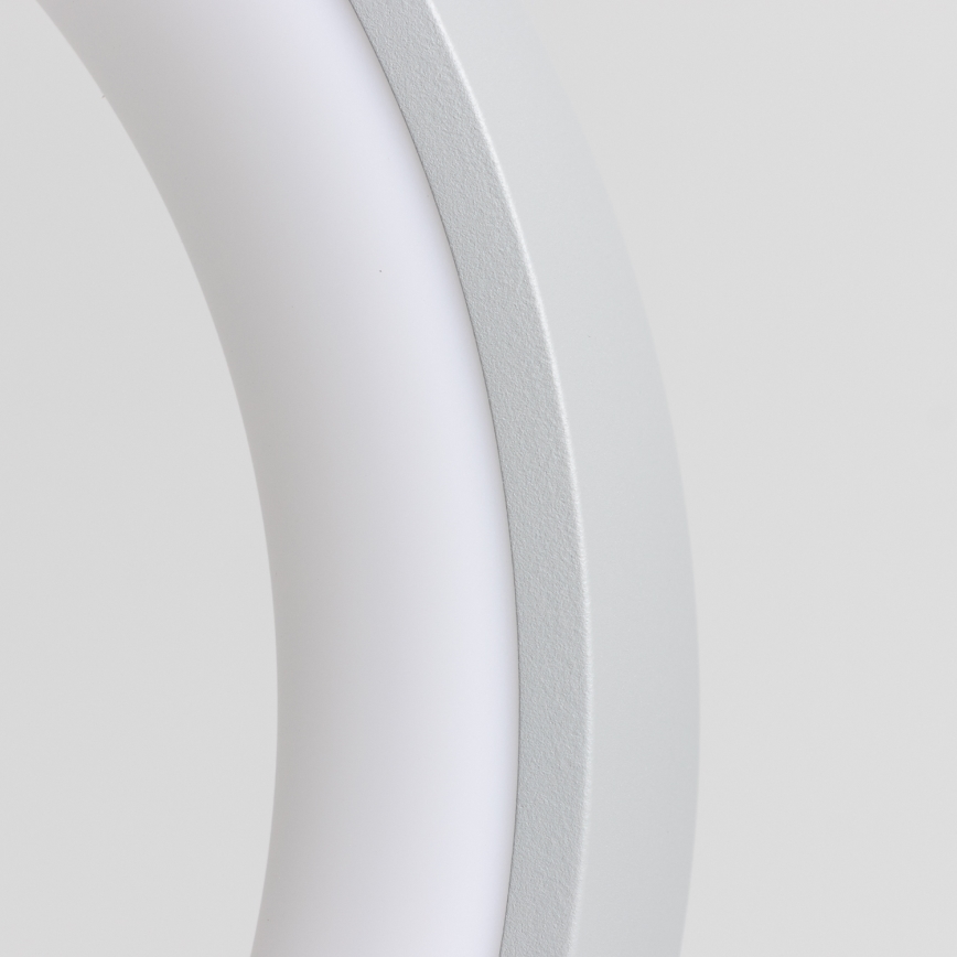 Brilagi - LED dimmbare Pendelleuchte mit Seilaufhängung FALCON LED/40W/230V 3000–6500K Ø 45 cm grau + Fernbedienung