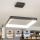 Brilagi - Dimmbare LED-Pendelleuchte an Stahlseil FALCON II LED/125W/230V 3000-6500K 60x60 cm schwarz + Fernbedienung