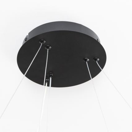 Brilagi - LED dimmbare Pendelleuchte an Kabel FALCON SLIM LED/68W/230V 3000–6500K Ø 50 cm schwarz + Fernbedienung