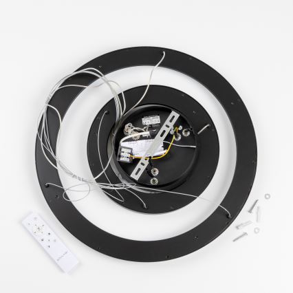 Brilagi - LED dimmbare Pendelleuchte an Kabel FALCON SLIM LED/68W/230V 3000–6500K Ø 50 cm schwarz + Fernbedienung