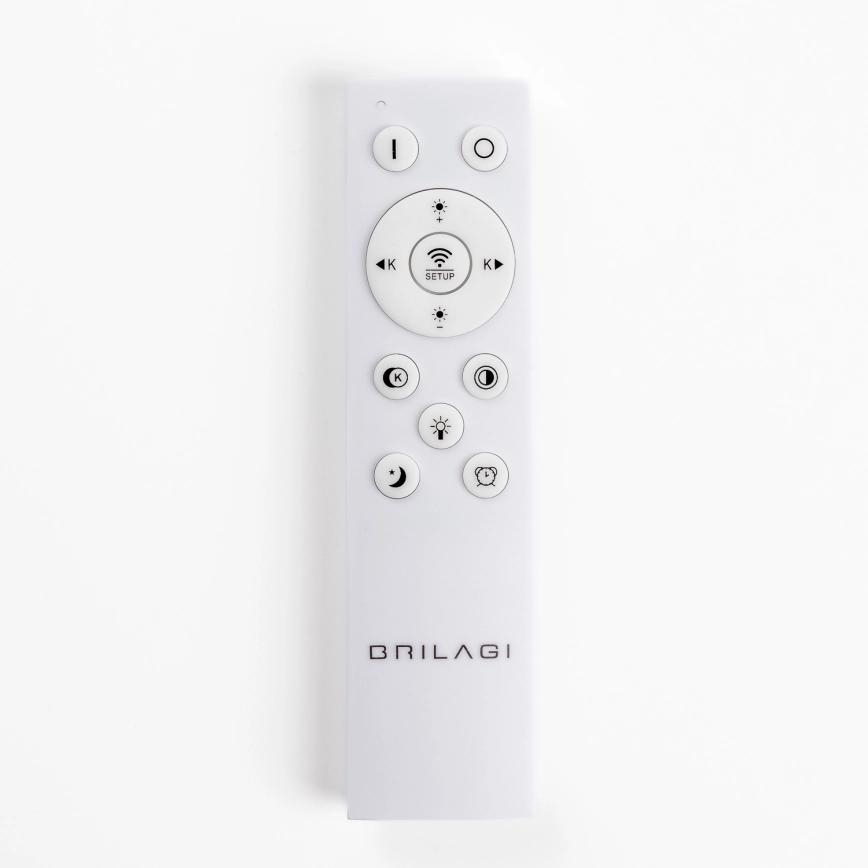 BRILAGI - LED-dimmbar Pendelleuchte mit Seilaufhängung FALCON SLIM LED/68W/230V 3000-6500K Ø 50 cm beige + Fernbedienung
