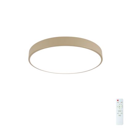 Brilagi - Dimmbare LED-Deckenleuchte POOL LED/60W/230V 3000-6000K Ø 60 cm beige + Fernbedienung