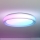 Brilagi - Dimmbare LED-RGB-Deckenleuchte FLOCO LED/30W/230V 3000-6500K Wi-Fi Tuya + LED/6W + Fernbedienung