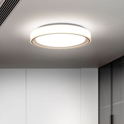 Brilagi - Dimmbare LED-RGB-Deckenleuchte FLOCO LED/30W/230V 3000-6500K Wi-Fi Tuya + LED/6W + Fernbedienung