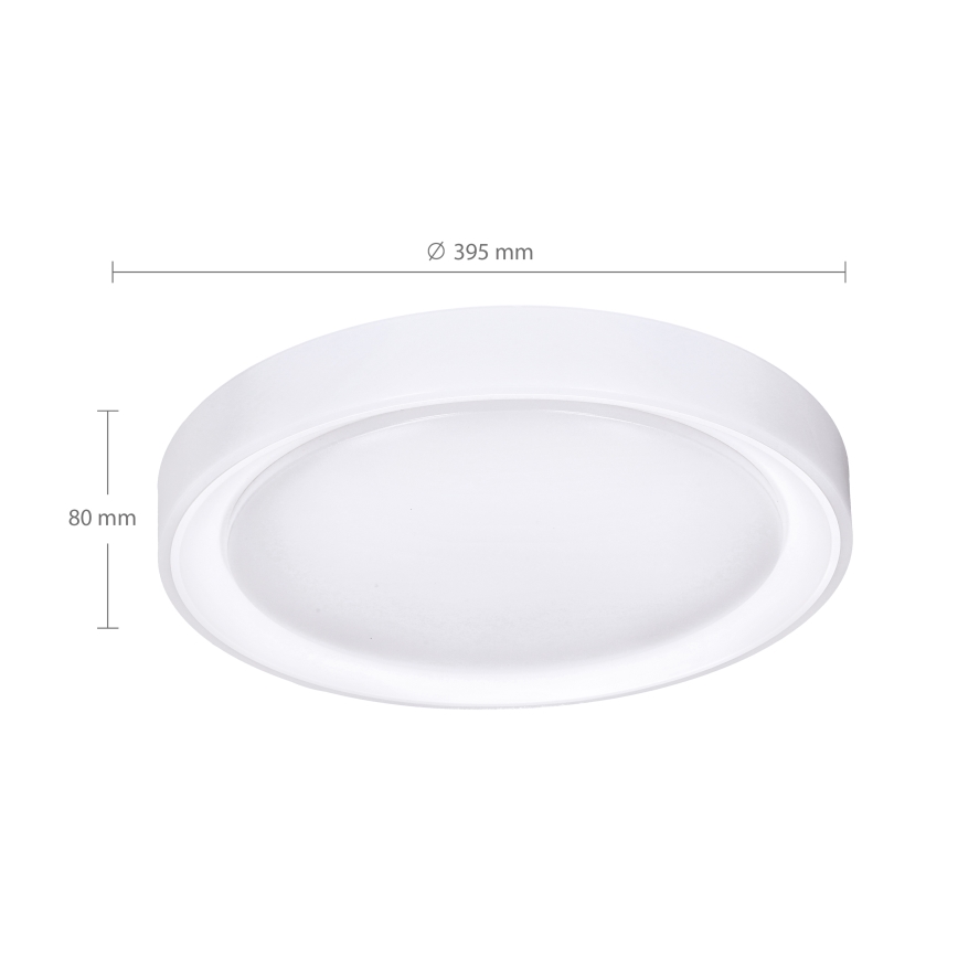 Brilagi - Dimmbare LED-RGB-Deckenleuchte FLOCO LED/30W/230V 3000-6500K Wi-Fi Tuya + LED/6W + Fernbedienung