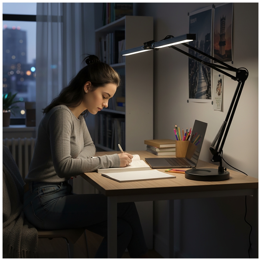 Brilagi - dimmbare LED-Tischlampe VARIO LED/15W/230V 3000-6000K schwarz