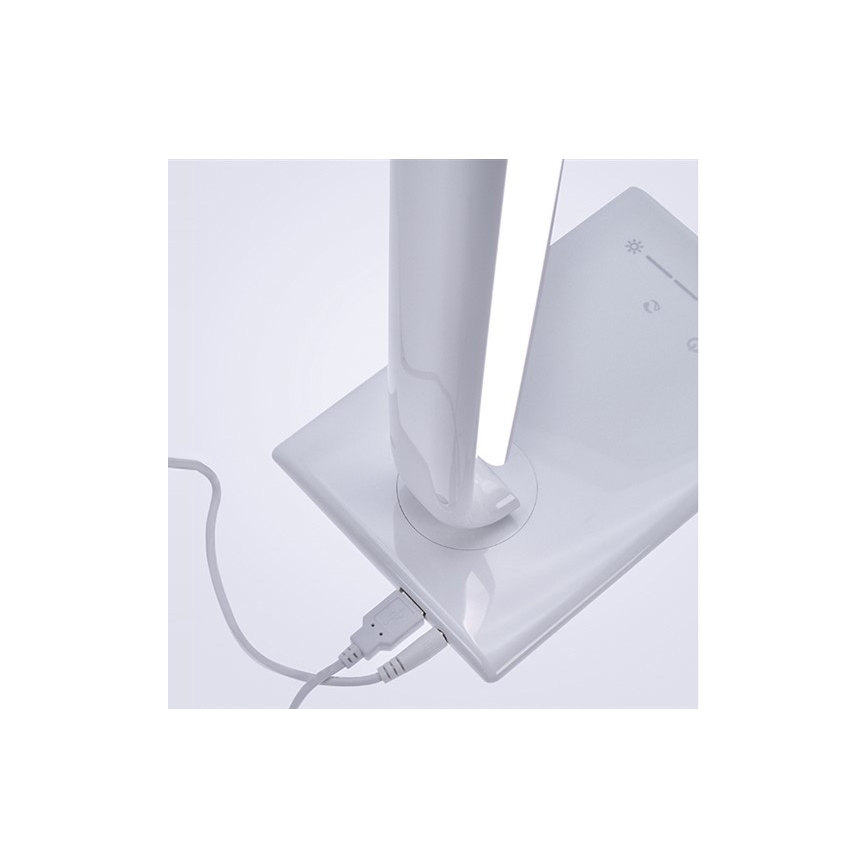 Brilagi - Dimmbare LED-Tischlampe USB connector LED/12W/230V weiß 3000 - 6000K