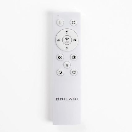 BRILAGI - LED-dimmbare Pendelleuchte mit Seilaufhängung FALCON SLIM LED/50W/230V 3000-6500K 50x50 cm beige + Fernbedienung