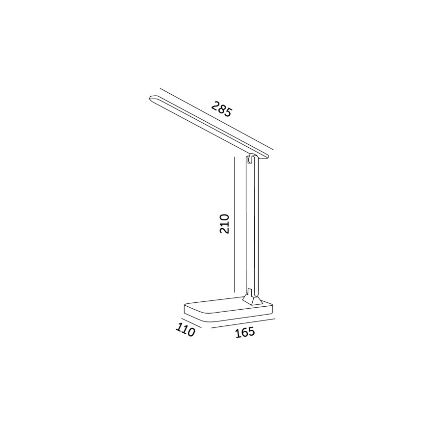 Brilagi - Dimmbare RGBW-LED-Tischlampe MODO LED/7W/5V 3000/4000/6500K weiß