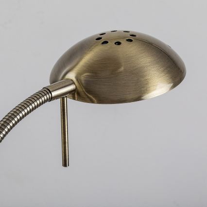 Brilagi - Dimmbare Stehlampe SCARLETT 1xR7s/230W/230V + 1xG9/40W bronzefarben