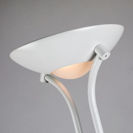 Brilagi - Dimmbare Stehleuchte SCARLETT 1xR7s/230W/230V + 1xG9/40W weiß