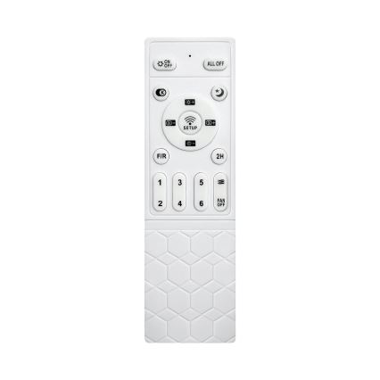 Brilagi - LED-dimmbarer Deckenventilator LED/34W/230V 132 cm schwarz/braun + Fernbedienung