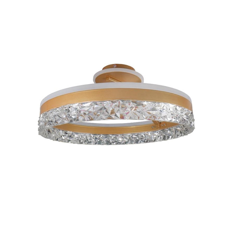 Brilagi - Dimmbarer LED-Anbau-Kronleuchter LED/86W/230V 3000-6500K golden + Fernbedienung