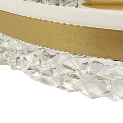 Brilagi - Dimmbarer LED-Anbau-Kronleuchter LED/86W/230V 3000-6500K golden + Fernbedienung