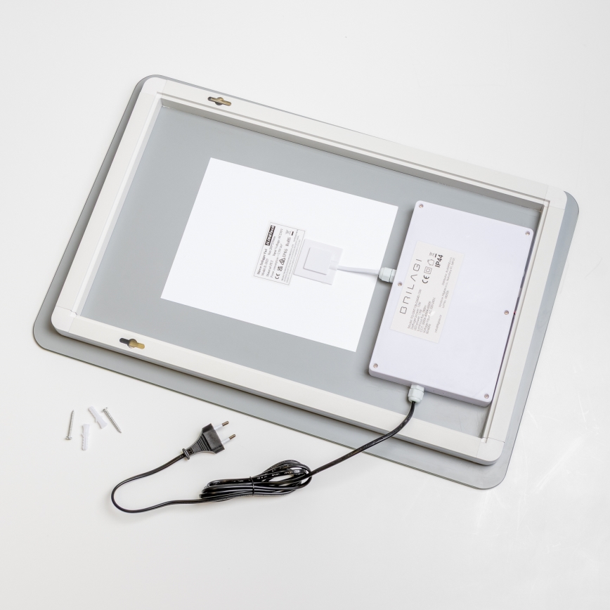 Brilagi - LED-beheizter Badezimmerspiegel DIANA LED/13W/230V 60x40 cm IP44 CRI 90 dimmbar + CCT