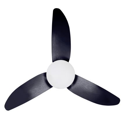 Brilagi - Dimmbarer LED-Deckenventilator LED/30W/230V 3000-6500K schwarz + Fernbedienung