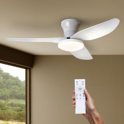 Brilagi - Dimmbarer LED-Deckenventilator LED/30W/230V 3000-6500K weiß + Fernbedienung