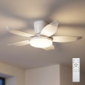 Brilagi - Dimmbarer LED-Deckenventilator LED/32W/230V 3000-6500K Ø 95 cm weiß + Fernbedienung