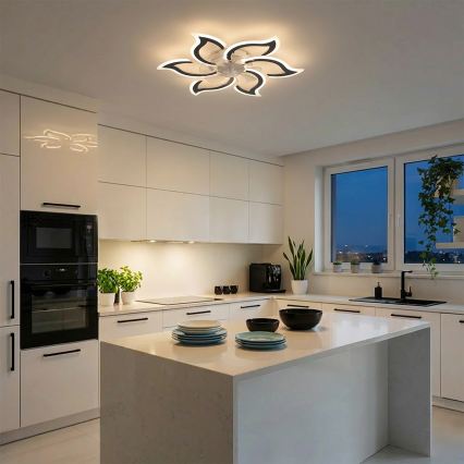 Brilagi - LED-dimmbarer Deckenventilator LED/34W/230V 3000-6500K Ø 83 cm schwarz + Fernbedienung