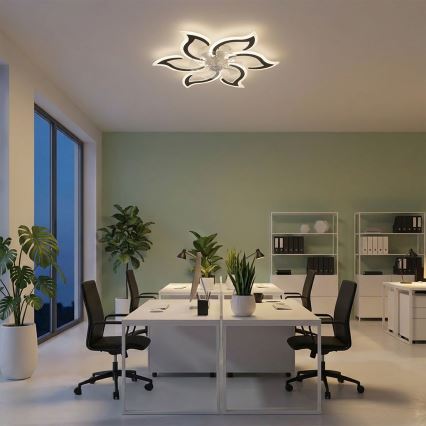 Brilagi - LED-dimmbarer Deckenventilator LED/34W/230V 3000-6500K Ø 83 cm schwarz + Fernbedienung