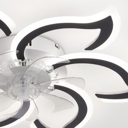 Brilagi - LED-dimmbarer Deckenventilator LED/34W/230V 3000-6500K Ø 83 cm schwarz + Fernbedienung