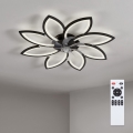 Brilagi - Dimmbarer LED-Deckenventilator LED/43 W/230 V 3000–6500 K Ø 90 cm schwarz + Fernbedienung