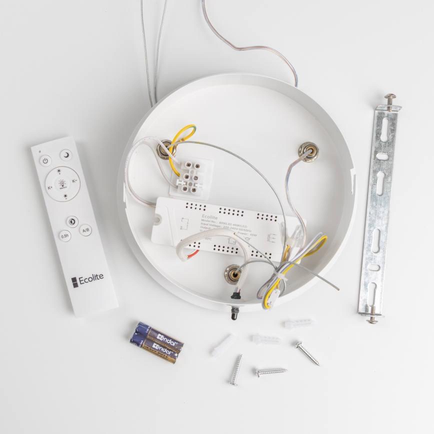 Brilagi - Dimmbarer LED-Kronleuchter an einer Schnur FALCON LED/80W/230V 3000-6500K weiß + Fernbedienung