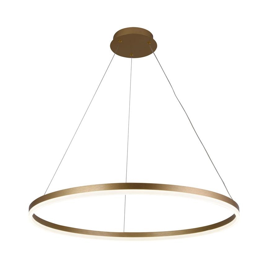 Brilagi - Dimmbarer LED-Kronleuchter CIRCLE LED/55W/230V 3000-6500K golden + Fernbedienung