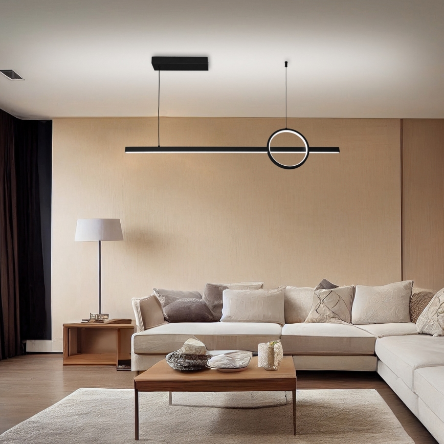 Brilagi - LED dimmbare Hängeleuchte an Seil NIVIO LED/20W/230V 3000-6000K + Fernbedienung