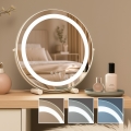 BRILAGI - dimmbarer LED-Make-up-Spiegel CALIFORNIA LED/17W/230V 3000/4000/6500K Ø 42 cm weiß