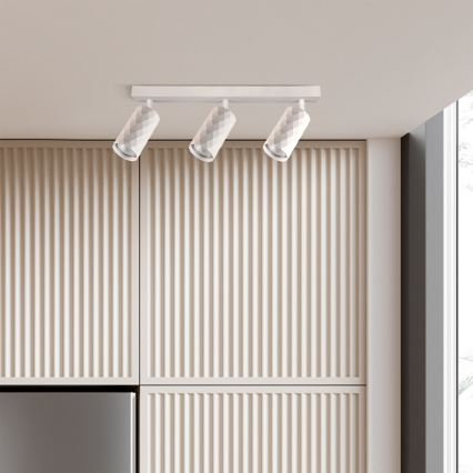 Brilagi - LED RGBW dimmbarer Einbaustrahler SELE DIAMANT 3xGU10/6W/230V 3000K weiß + Fernbedienung