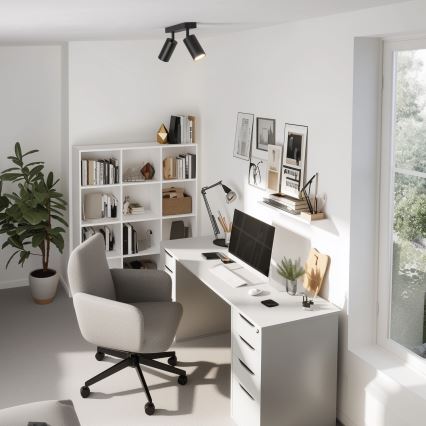 Brilagi - LED RGBW Dimmbarer Einbauspot SELE 2xGU10/6W/230V 3000K schwarz/gold + Fernbedienung