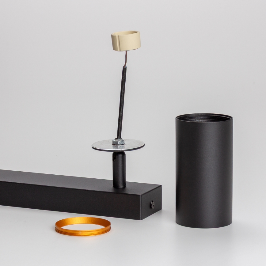 Brilagi - LED RGBW Dimmbarer Einbauspot SELE 2xGU10/6W/230V 3000K schwarz/gold + Fernbedienung