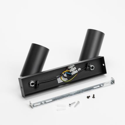 Brilagi - LED RGBW Dimmbarer Einbauspot SELE 2xGU10/6W/230V 3000K schwarz/gold + Fernbedienung